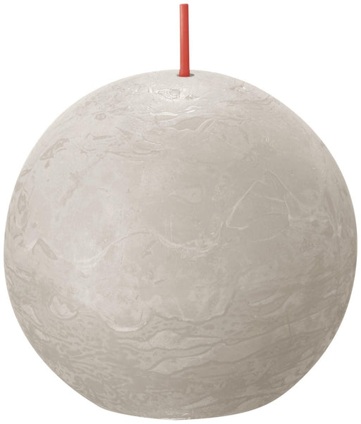 Bolsius Rustic Sandy Grey Ball Candle (76mm) - Lost Land Interiors