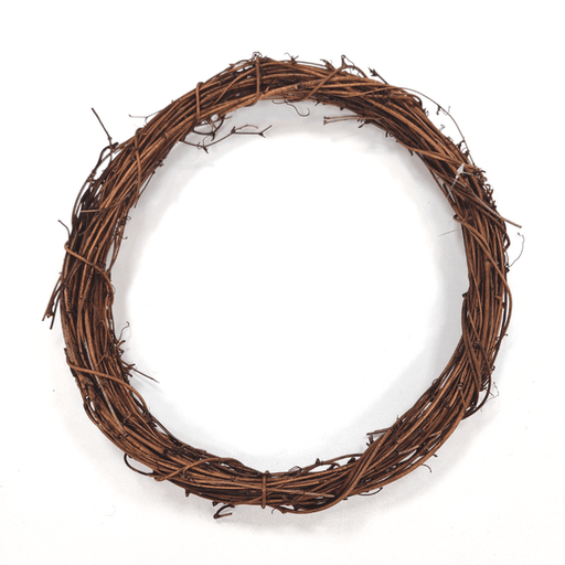 30cm Natural Vine Wreath Christmas Wreath Making RIng - Lost Land Interiors