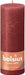 Delicate Red Bolsius Rustic Shine Pillar Candle (190 x 68mm) - Lost Land Interiors