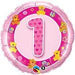 Teddy Bears 1st Birthday Girl Foil Balloon - Lost Land Interiors