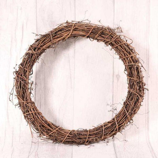 30cm Natural Vine Wreath Christmas Wreath Making RIng - Lost Land Interiors